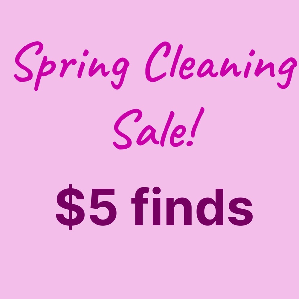Early spring cleaning sale!